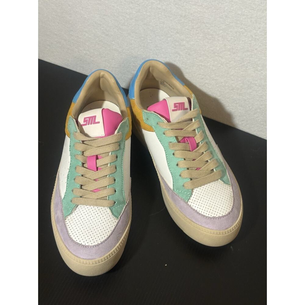 Steve Madden Lynnox Colorblock Wht Size 6.5M - Picture 5 of 6